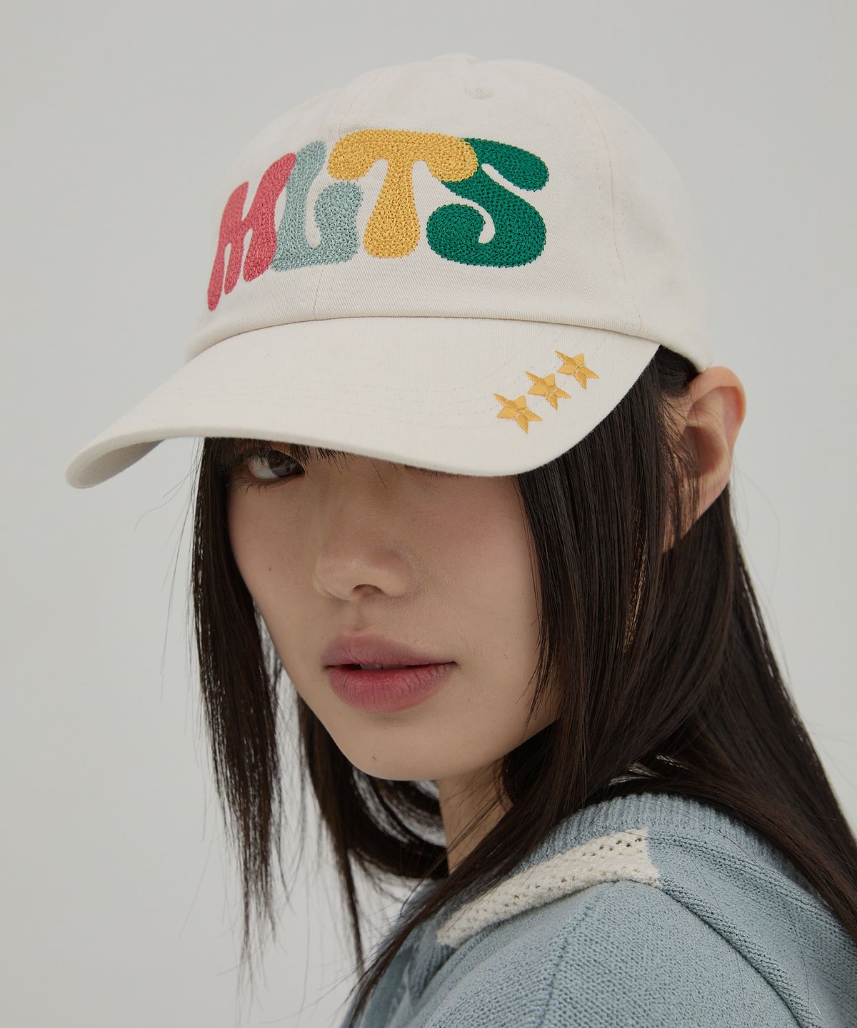 와이케이(WAIKEI) 멀티컬러 MLTS 볼캡 아이보리