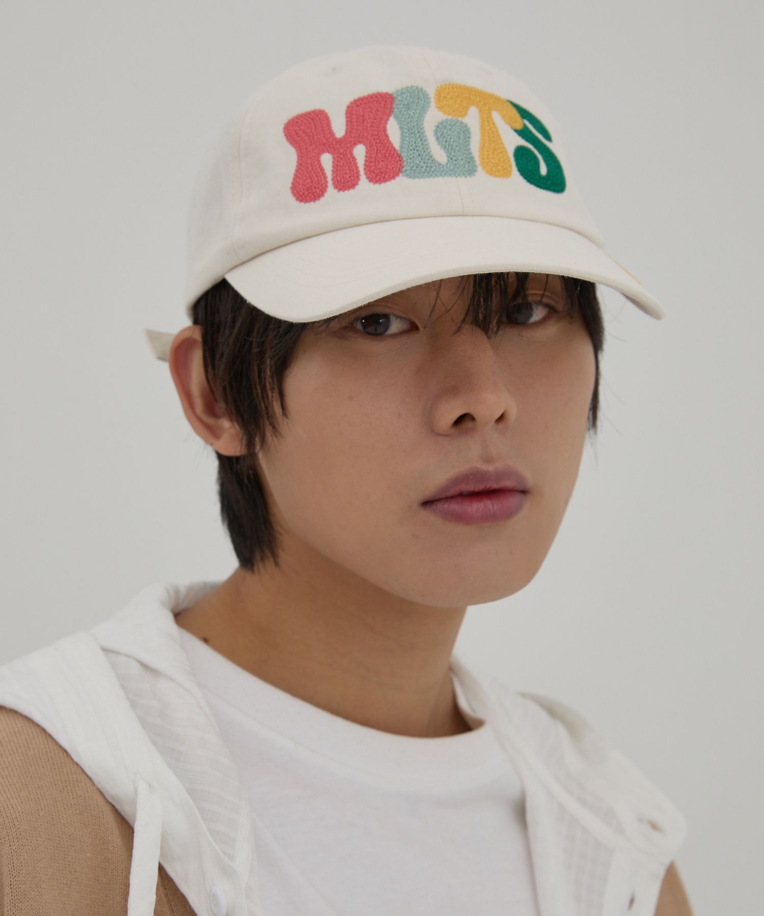 ★Wai Kei★ Multicolor MLTS Ball Cap Ivory YKBE01AC03-1 MUSINSA | WAI KEI Multicolor MLTS Ball Cap Ivory