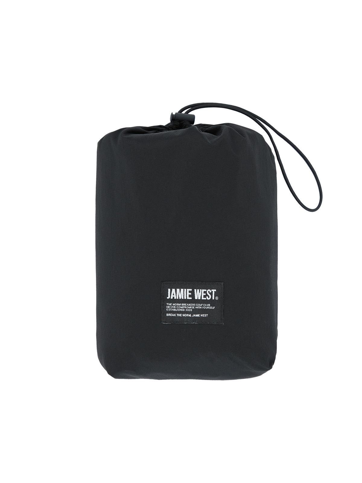 제이미웨스트(JAMIE WEST) NO.9 하이넥 패커블 윈드브레이커 (블랙)