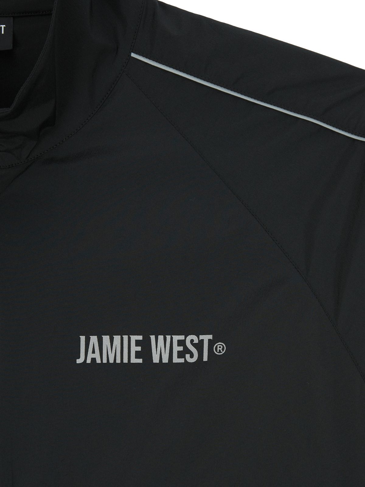 제이미웨스트(JAMIE WEST) NO.9 하이넥 패커블 윈드브레이커 (블랙)