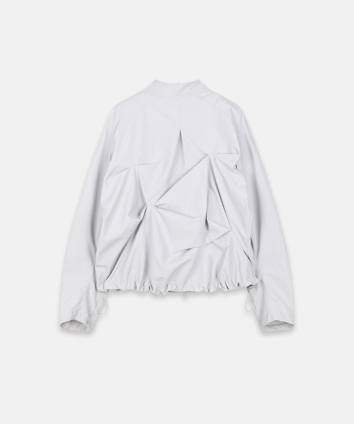 나체(NACHE) PINTUCK WIND BREAKER (UNISEX) LIGHT GRAY