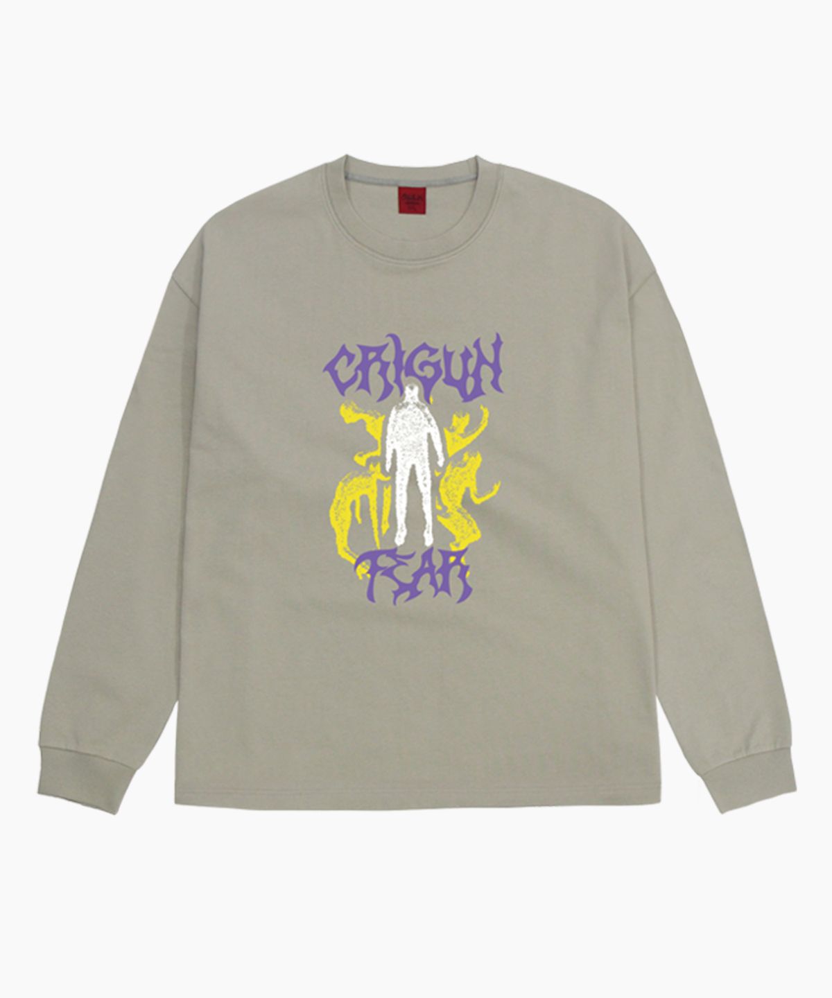 크리건(CRIGUN) Upside Down 오버핏  긴팔티 (3color)