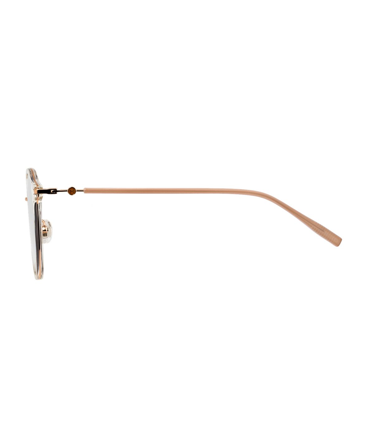 헌터 아이웨어(HUNTEREYEWEAR) [WOMAN] 라운드 티타늄 콤비 선글라스 - 투명피치 HTB11