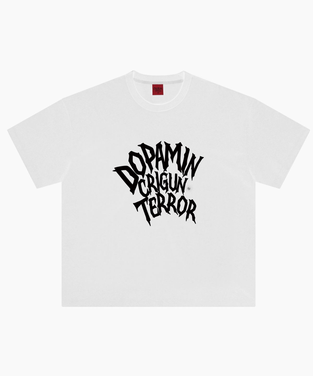 크리건(CRIGUN) Dopamin Terror Puff 헤비코튼 오버핏 반팔티 (2color)