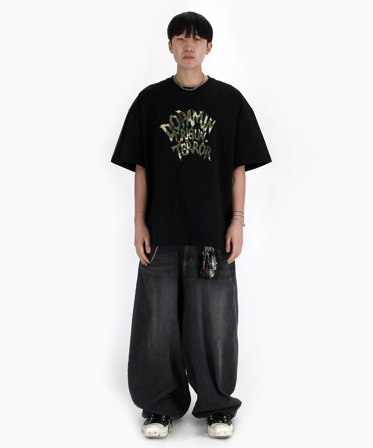 크리건(CRIGUN) Dopamin Terror Camo 헤비코튼 반팔티 (2color)