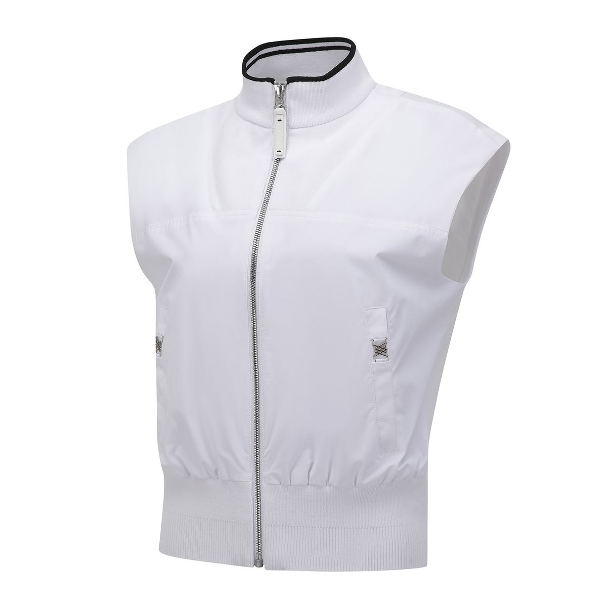 어뉴골프(ANEW GOLF) WOMEN SP HYBRID KNIT VEST_WH