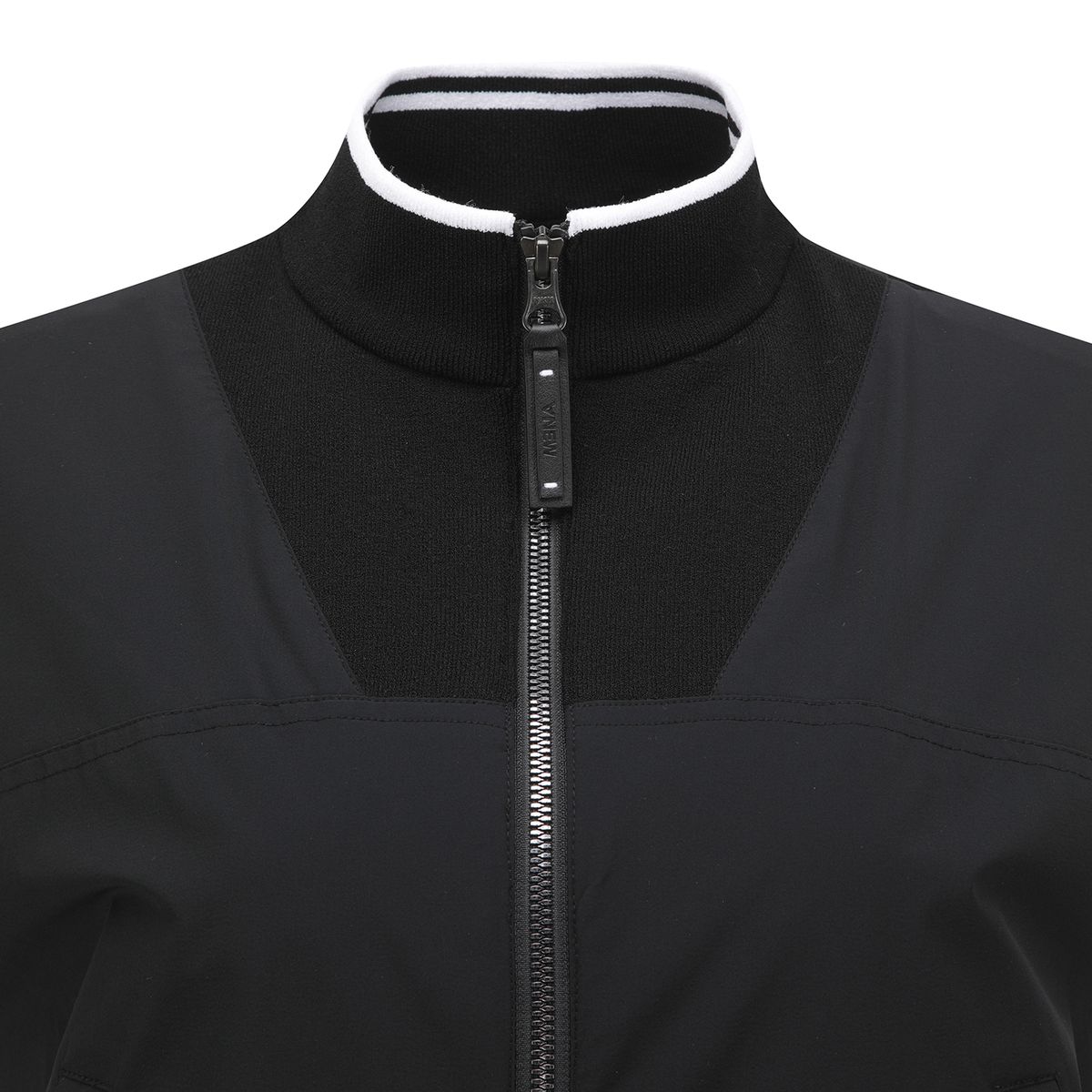 어뉴골프(ANEW GOLF) WOMEN SP HYBRID KNIT VEST_BK