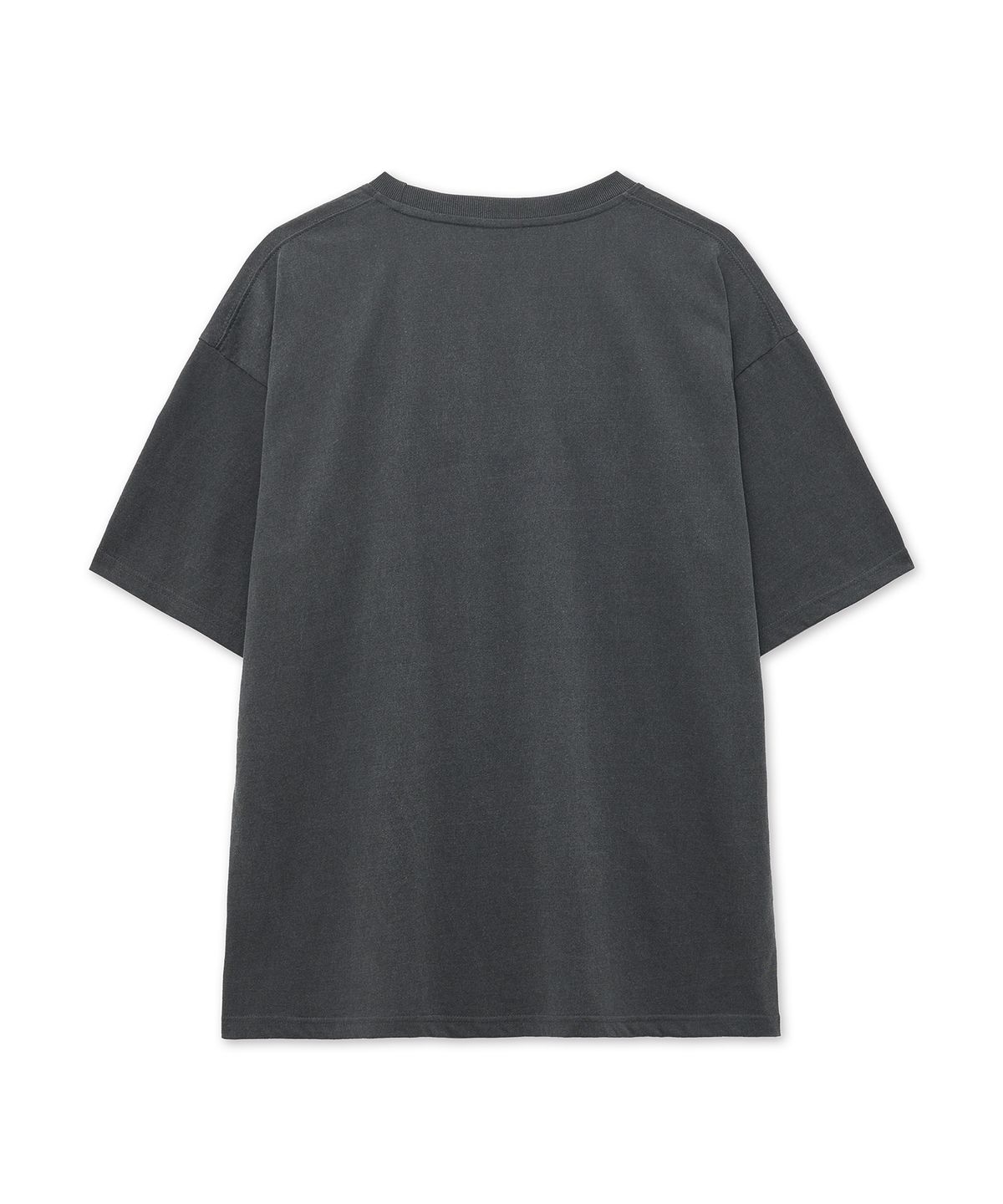 웨스트 그랜드 블러바드(WEST GRAND BOULEVARD) 오버사이즈 GARAGE 피그먼트 반팔 티셔츠 WASHED CHARCOAL