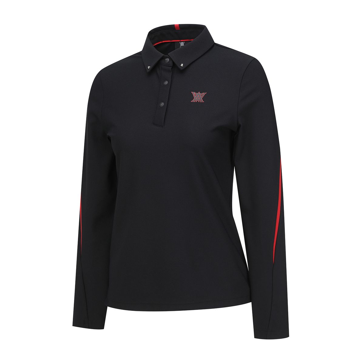 어뉴골프(ANEW GOLF) WOMEN SP ESEENTIAL LONG T-SHIRT_BK