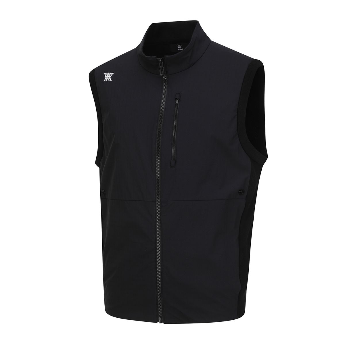 어뉴골프(ANEW GOLF) MEN SP HYBRID KNIT VEST_BK