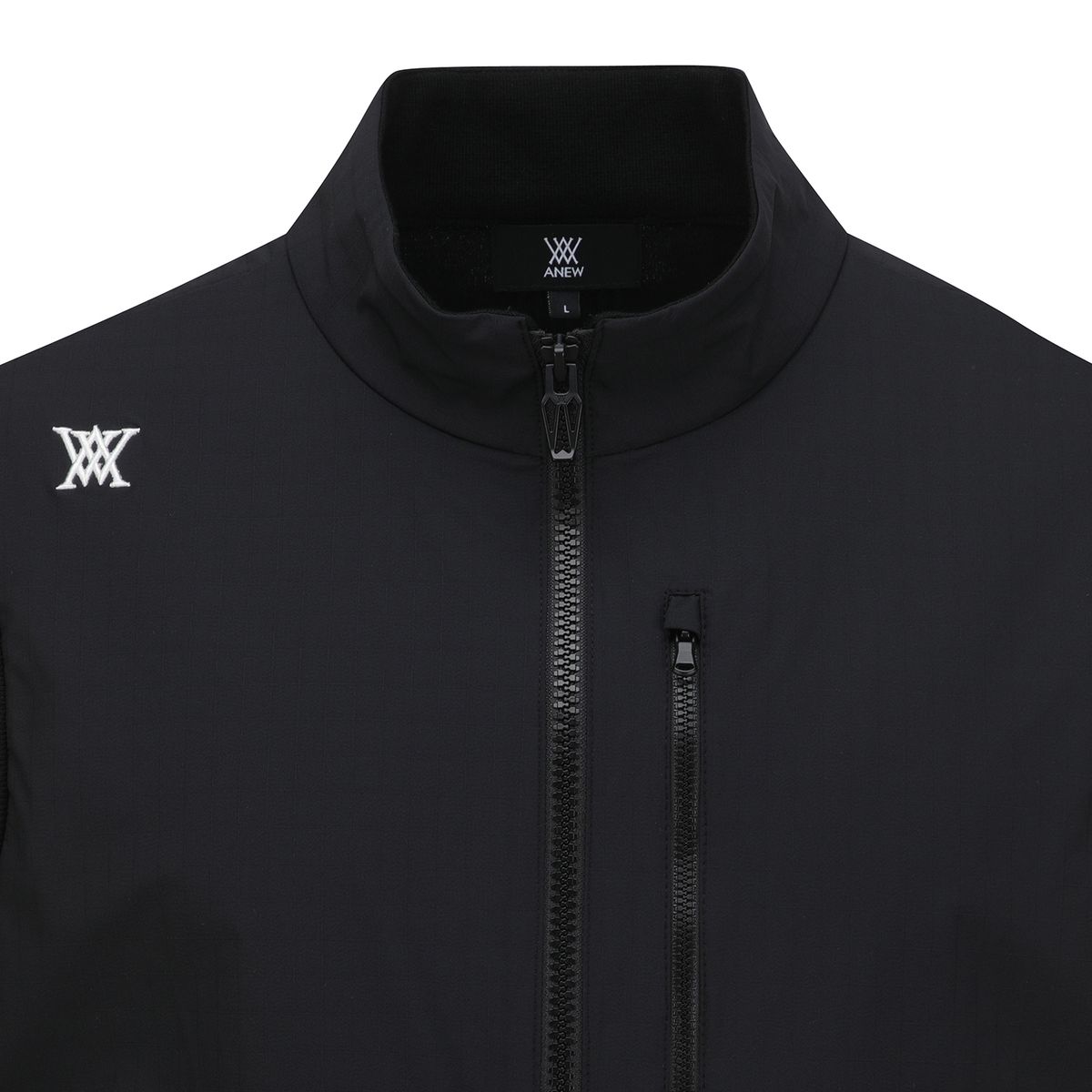 어뉴골프(ANEW GOLF) MEN SP HYBRID KNIT VEST_BK