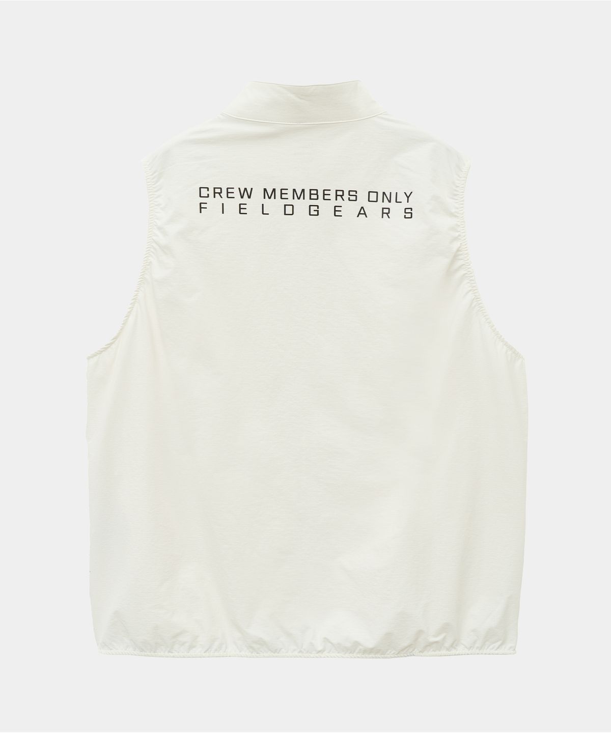 크루멤버스온리(CREW MEMBERS ONLY) RIPSTOP SWING VEST WHITE