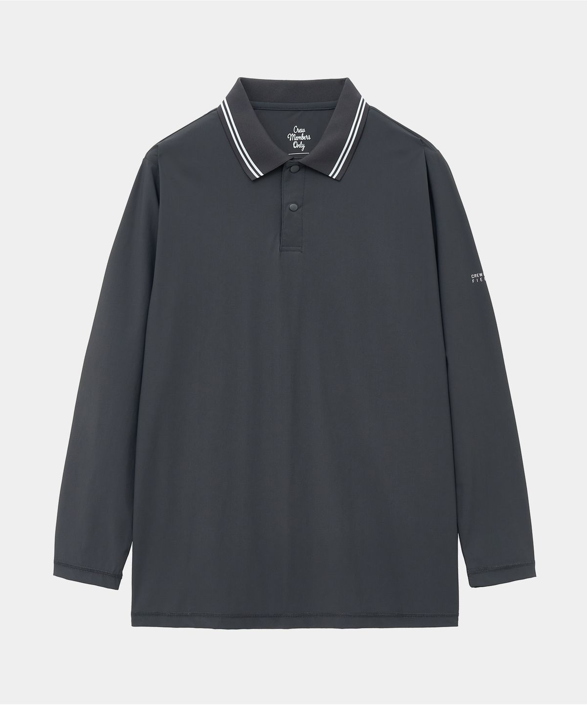 크루멤버스온리(CREW MEMBERS ONLY) FIELD BASIC LONG SLEEVE CHARCOAL