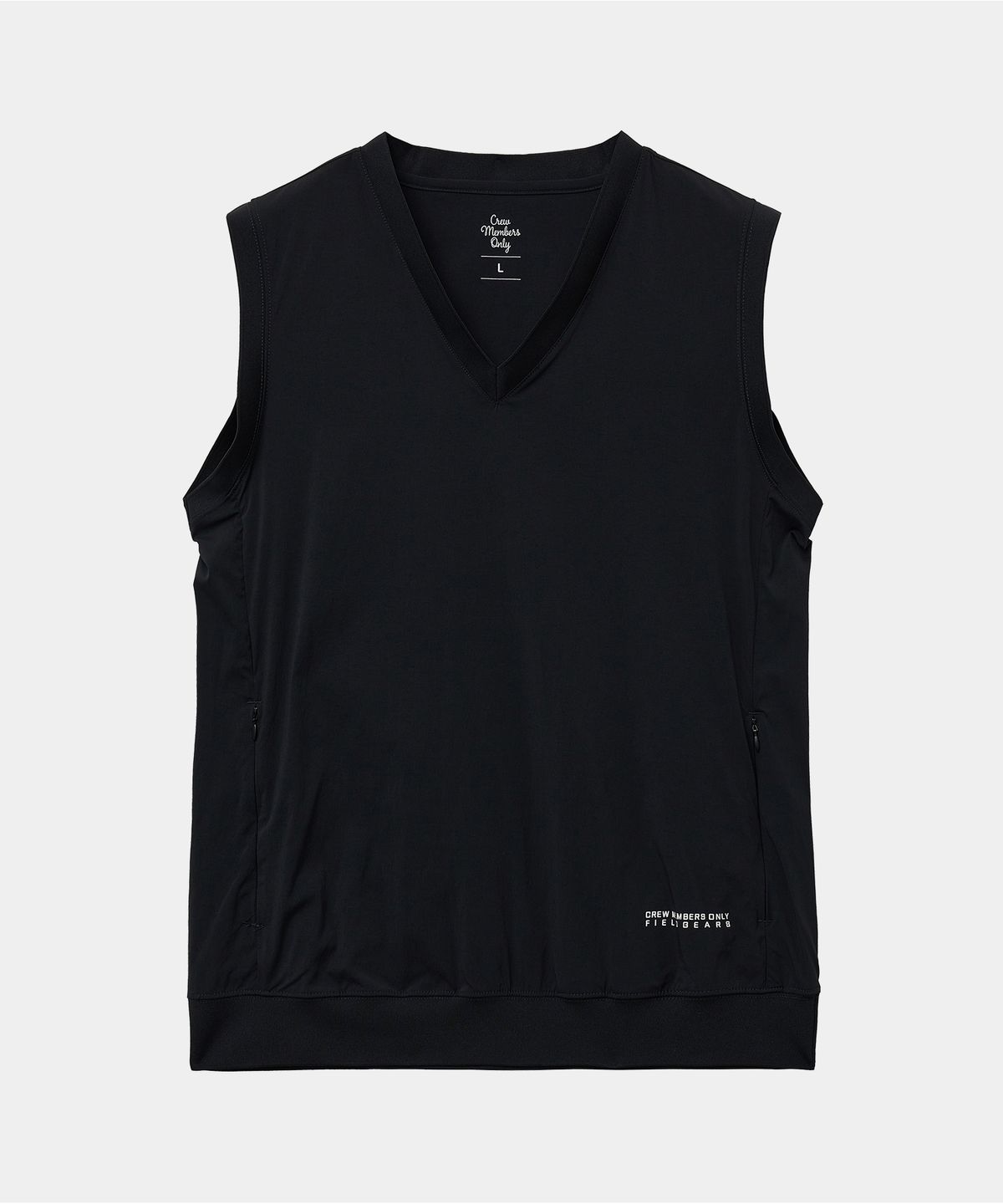크루멤버스온리(CREW MEMBERS ONLY) HIDDEN POCKET VEST BLACK