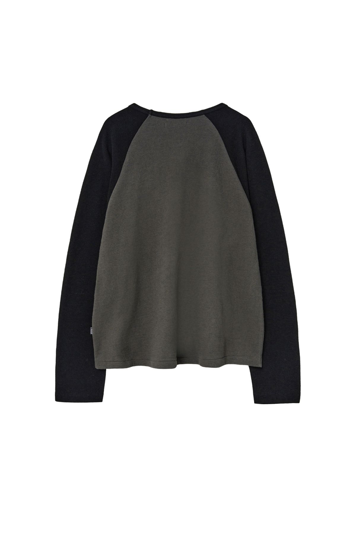 해칭룸(HATCHINGROOM) Raglan Tee Black/Moss Charcoal