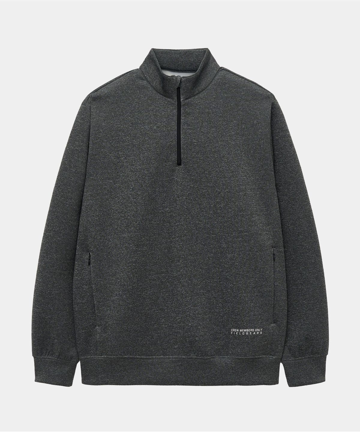 크루멤버스온리(CREW MEMBERS ONLY) QUARTER ZIP PULLOVER M GRAY