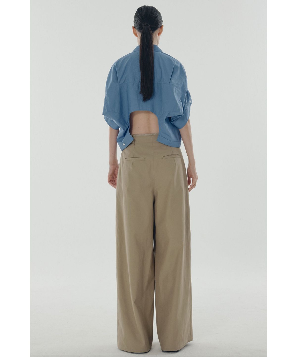 래코드(RECODE) Upside-down Trucker Shirts_RQSAM25512BUX