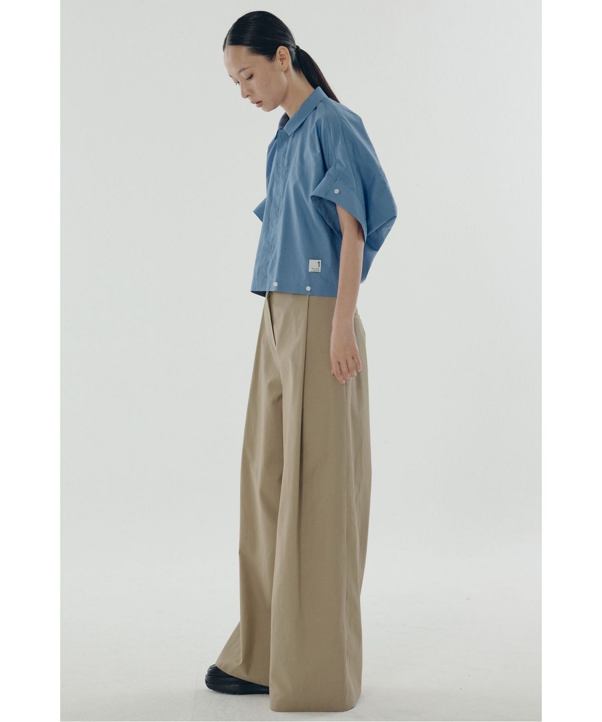 래코드(RECODE) Upside-down Trucker Shirts_RQSAM25512BUX