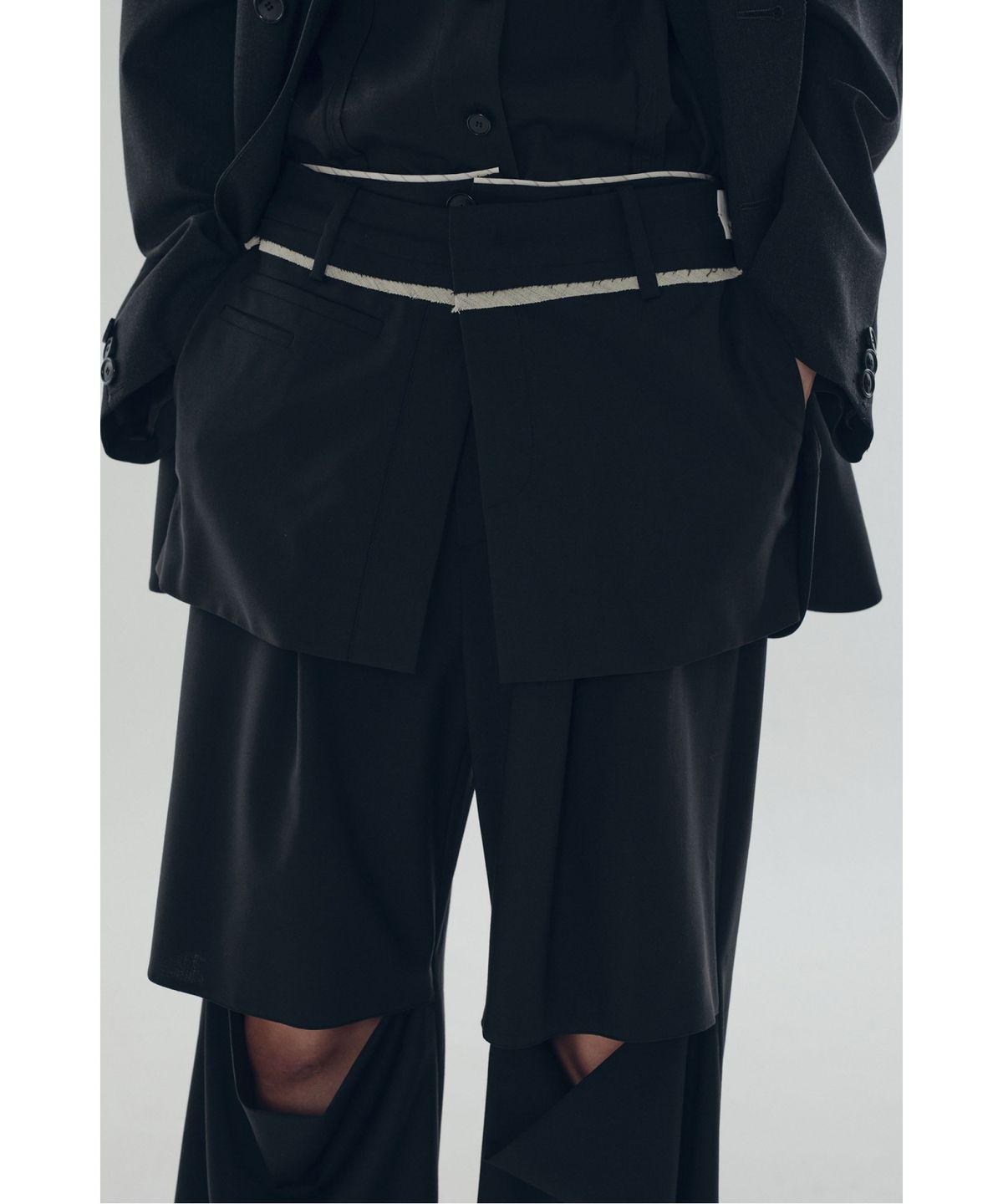 래코드(RECODE) Puzzled Patchwork Jacket_RQJAS25503GYX