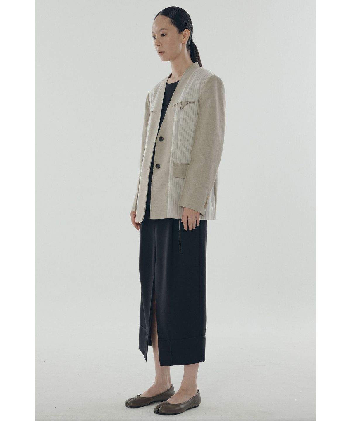 래코드(RECODE) Inside-out Lining Jacket_RQJAS25504BEX