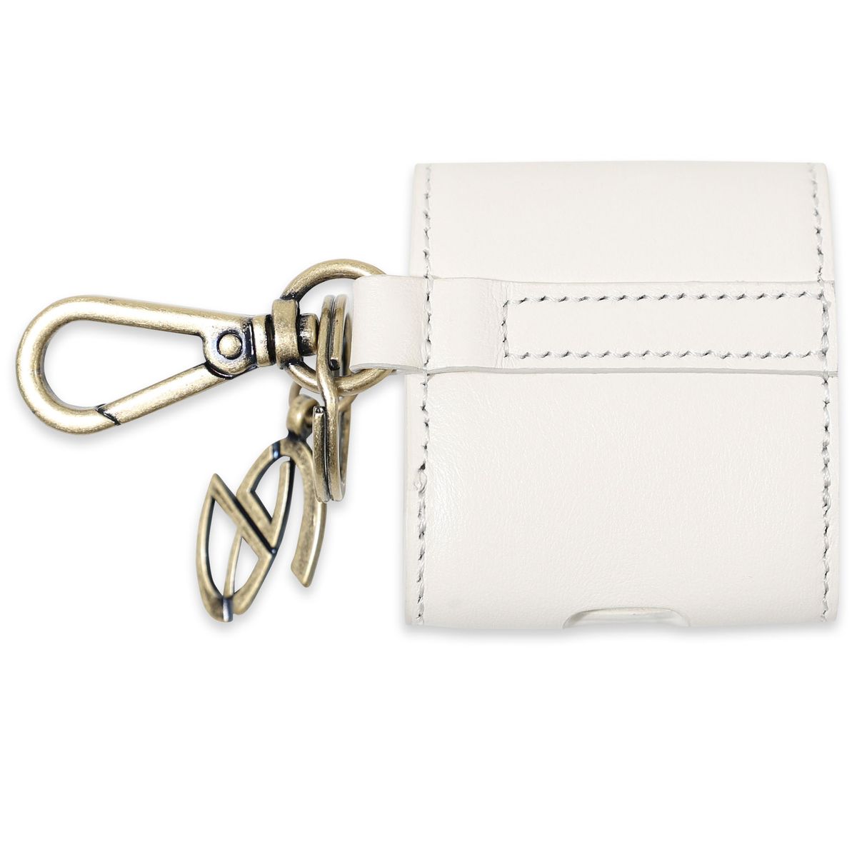구빈(GUBIN) 빈티지 로고 에어팟 케이스 - 아이보리