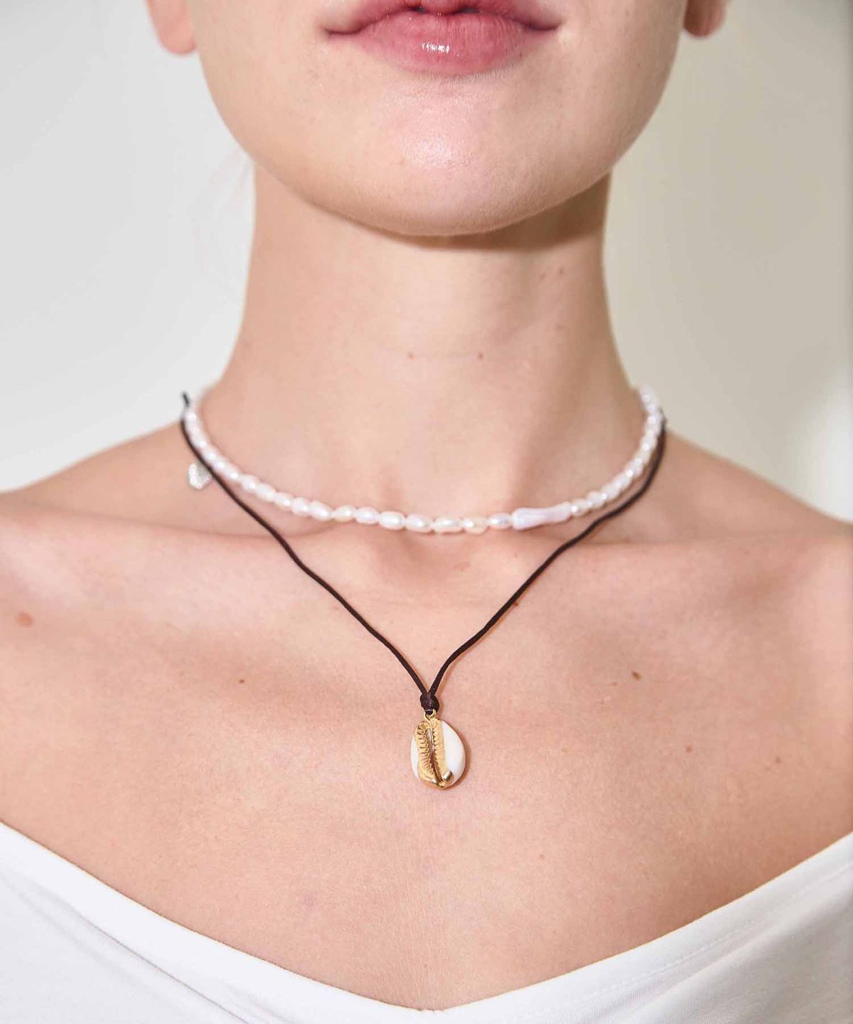 유히리(YUHEELEE) Natural pearl necklace
