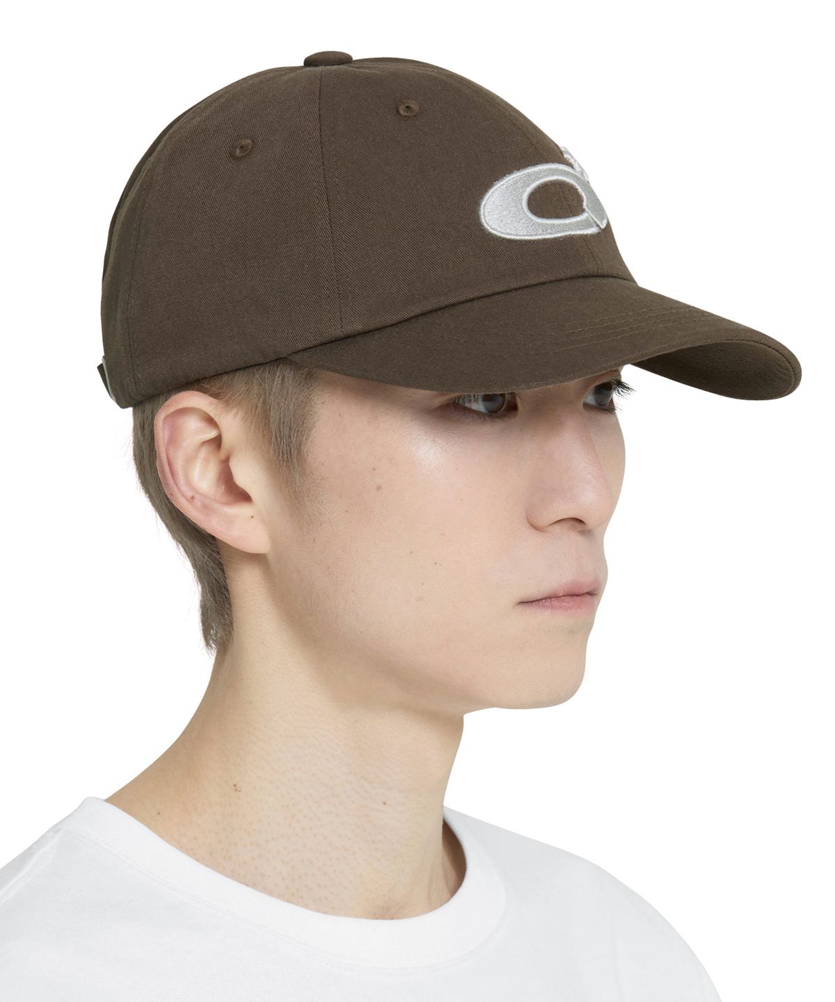 오픈야드(오와이)(OPENYARD(OY)) EMBROIDERED O LOGO CAP - BROWN