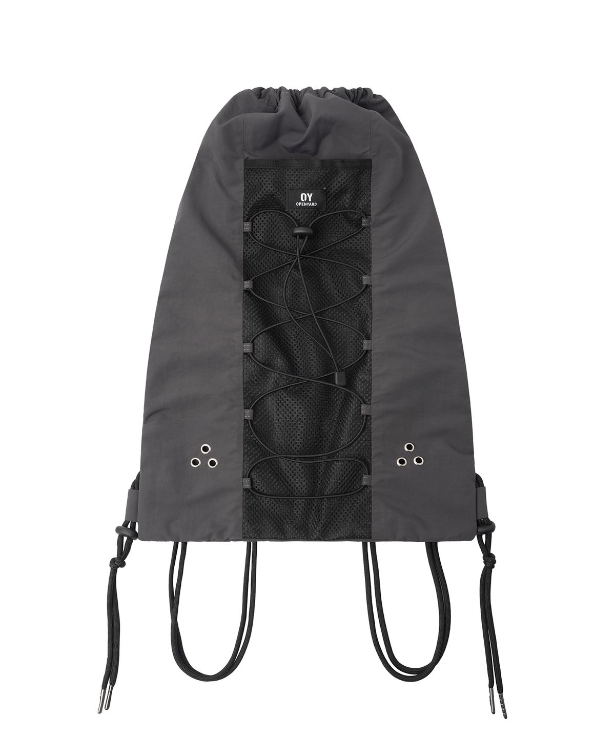 오픈야드(오와이)(OPENYARD(OY)) DRAWSTRING GYM SACK - CHARCOAL