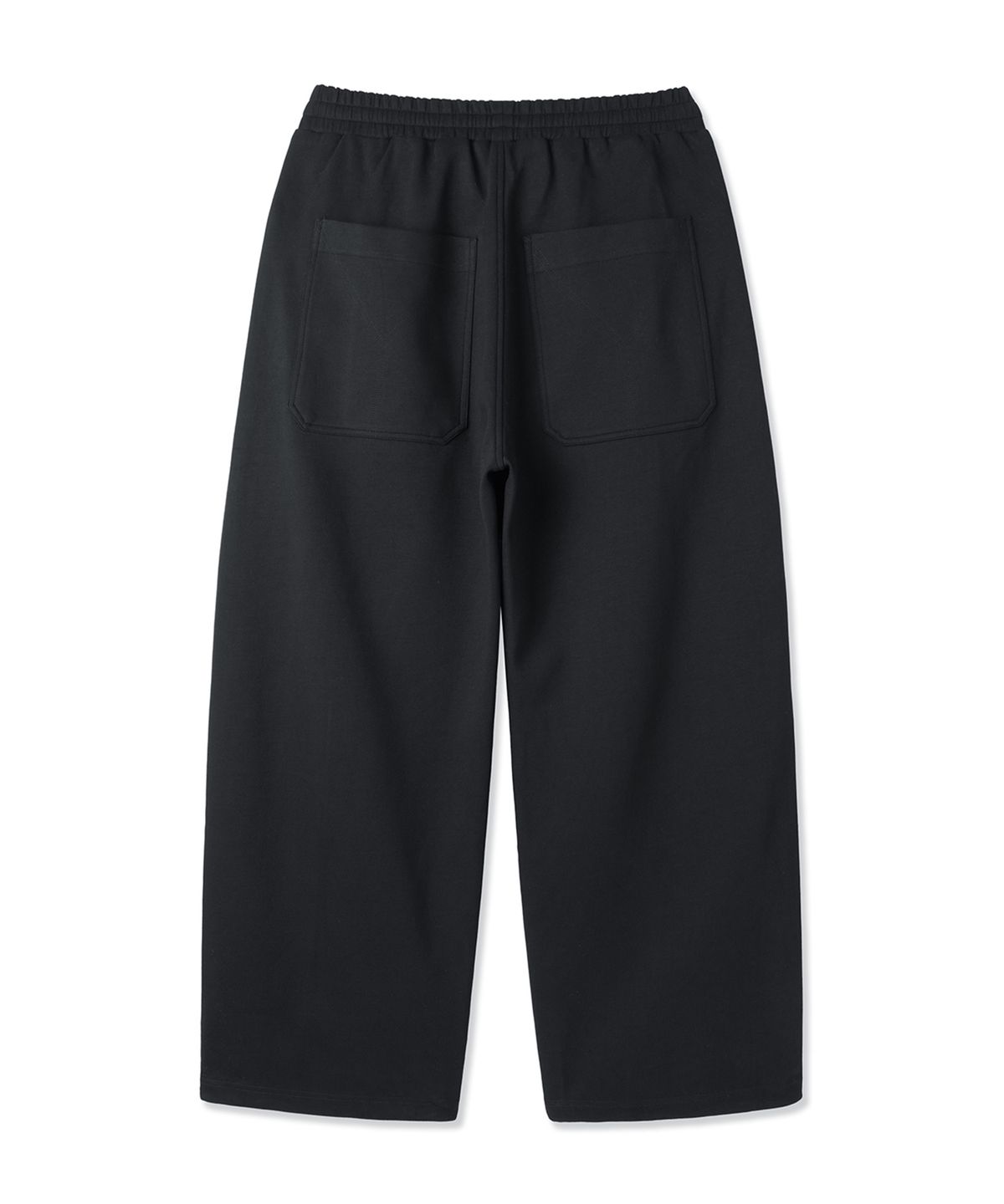 오픈야드(오와이)(OPENYARD(OY)) STITCHED WIDE VOLUME SWEATPANTS - BLACK
