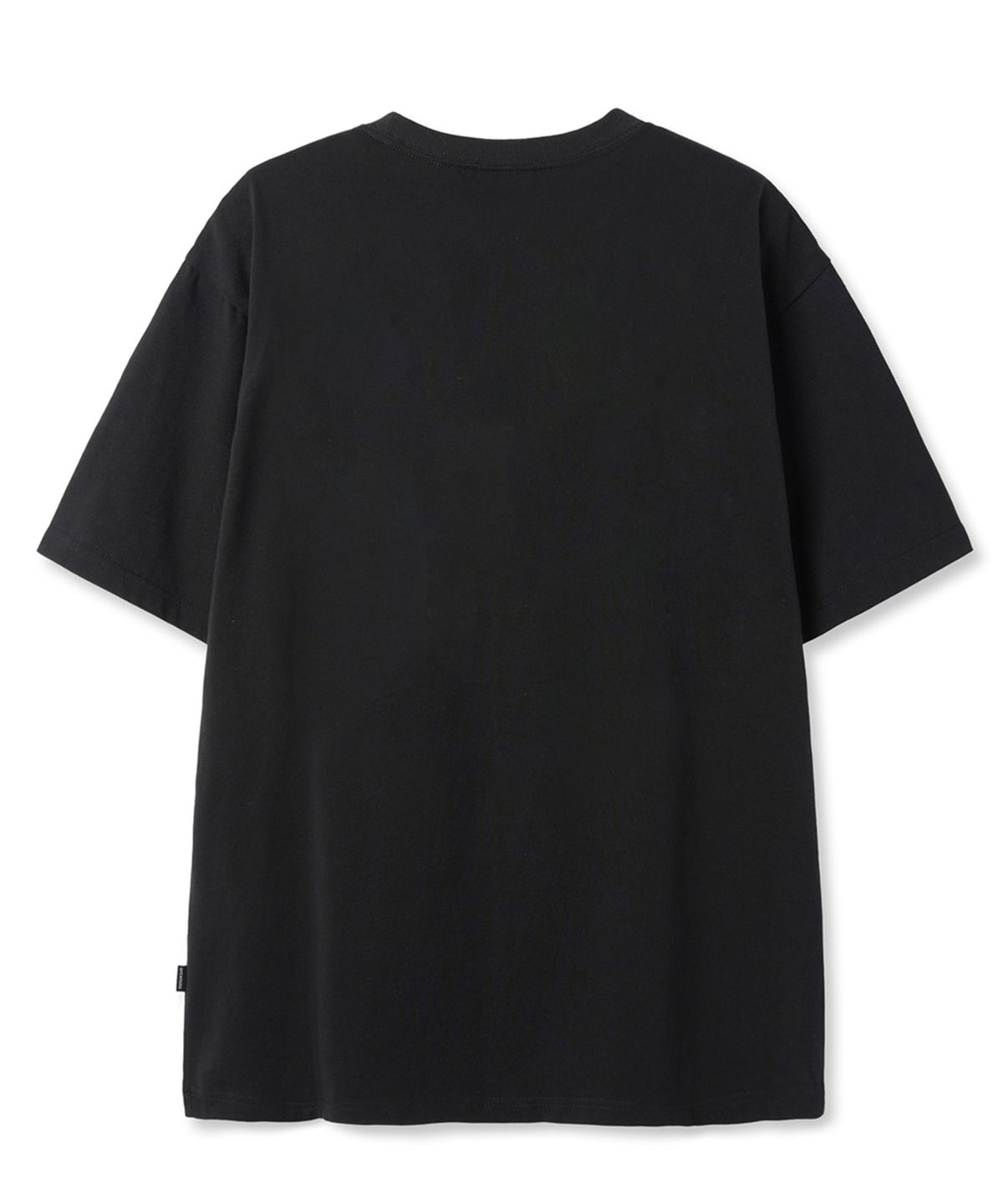 오픈야드(오와이)(OPENYARD(OY)) TYPO STAR TEE - BLACK