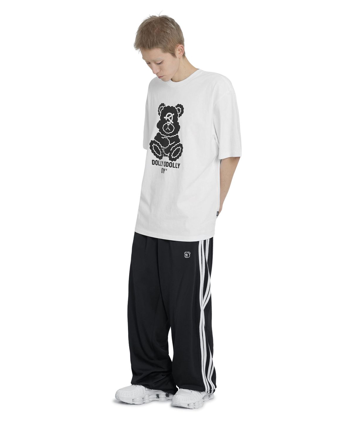 오픈야드(오와이)(OPENYARD(OY)) LOGO DOLLY TEE - WHITE