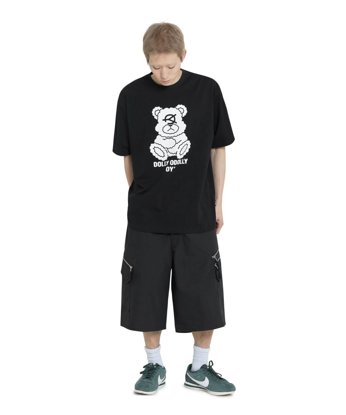 오픈야드(오와이)(OPENYARD(OY)) LOGO DOLLY TEE - BLACK