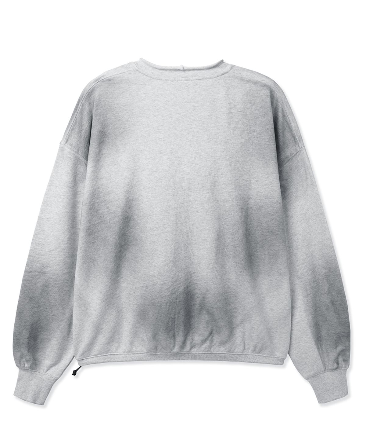 오픈야드(오와이)(OPENYARD(OY)) VINTAGE WASHED HEART CREWNECK - LIGHT MELANGE