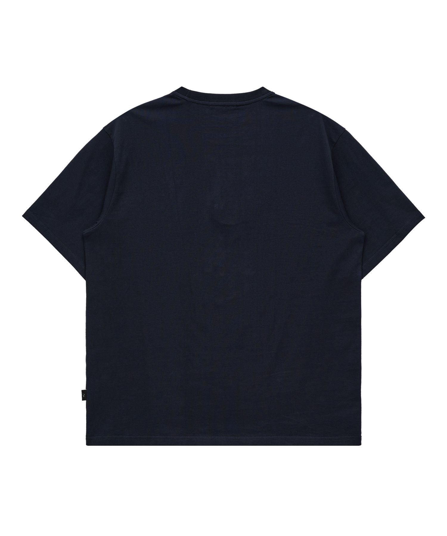 Wai Kei☆I am HAPPY Half Sleeve T-shirt MUSINSA | WAI KEI I am HAPPY short sleeve t-shirt navy