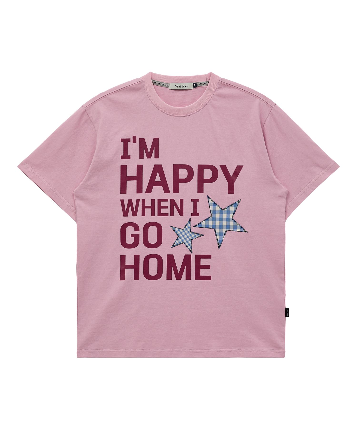 [Wai Kei] I am HAPPY 半袖Tシャツ (3 color) MUSINSA | WAI KEI I am HAPPY short sleeve t-shirt navy
