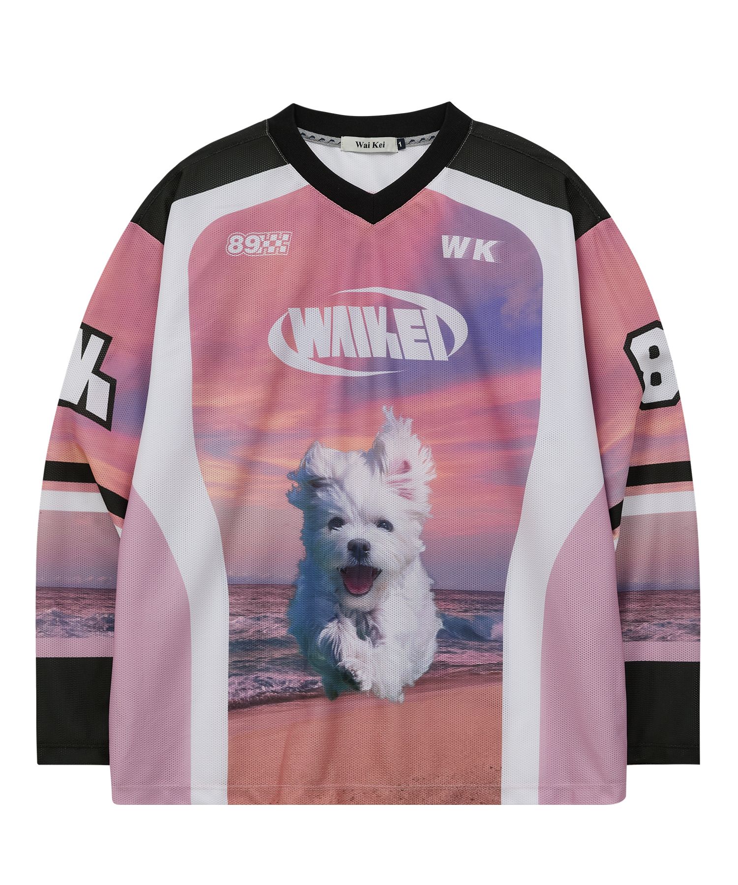 MUSINSA | WAI KEI Maltese Cloud Mesh Jersey Long Sleeve T