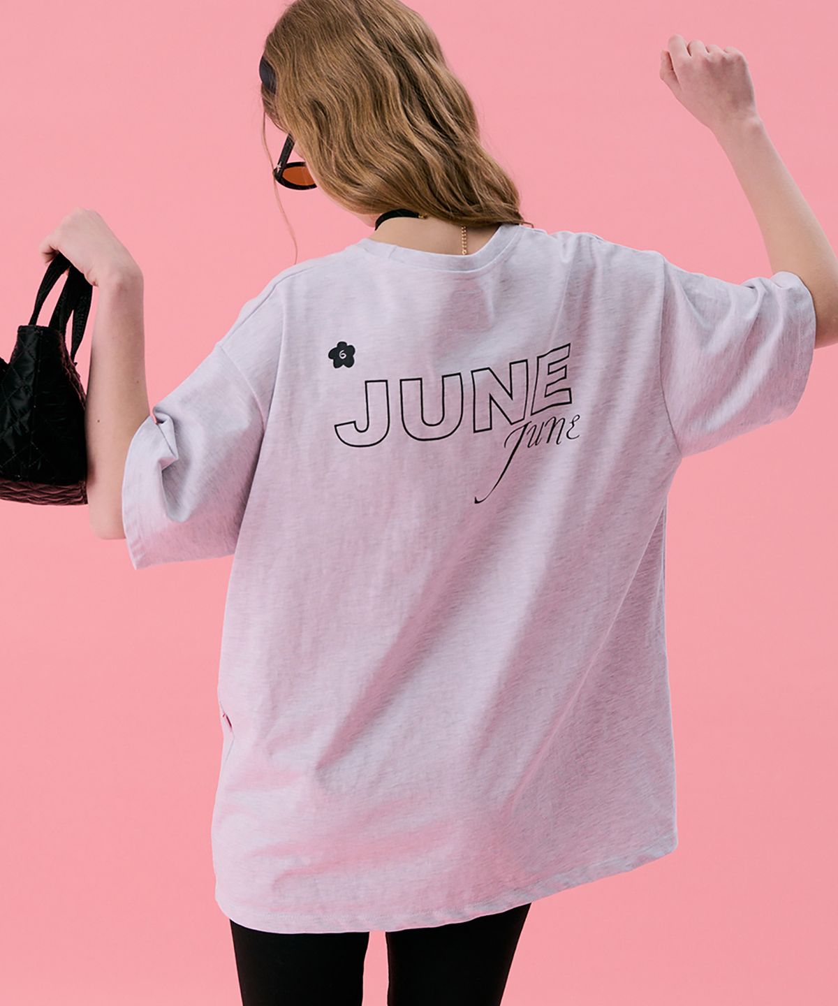 준준스페이스(JUNEJUNE SPACE) VOL11.Basic Logo T_Melange(VOL11.베이직로고T_멜란지)