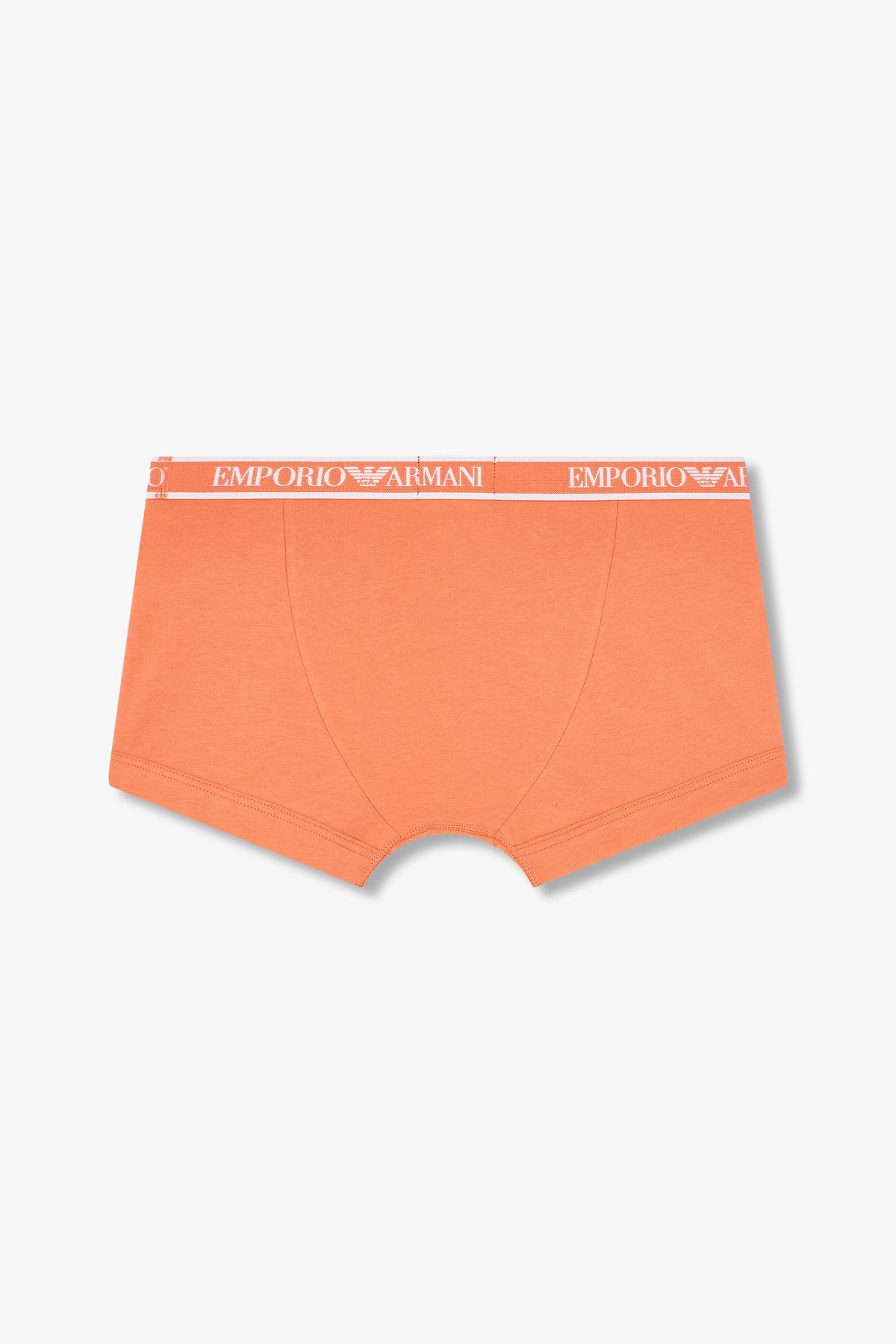 엠포리오 아르마니 언더웨어(EMPORIO ARMANI UNDERWEAR) 남성 프레임 로고 밴딩 코튼 드로즈_오렌지 0815112311