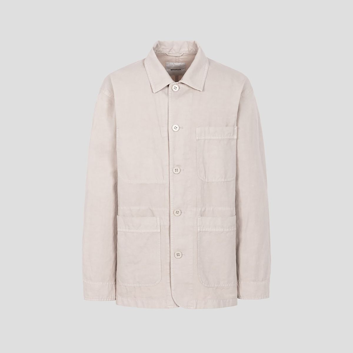 빈폴 멘(BEANPOLE MEN) 가먼트 다잉 워크 재킷  베이지