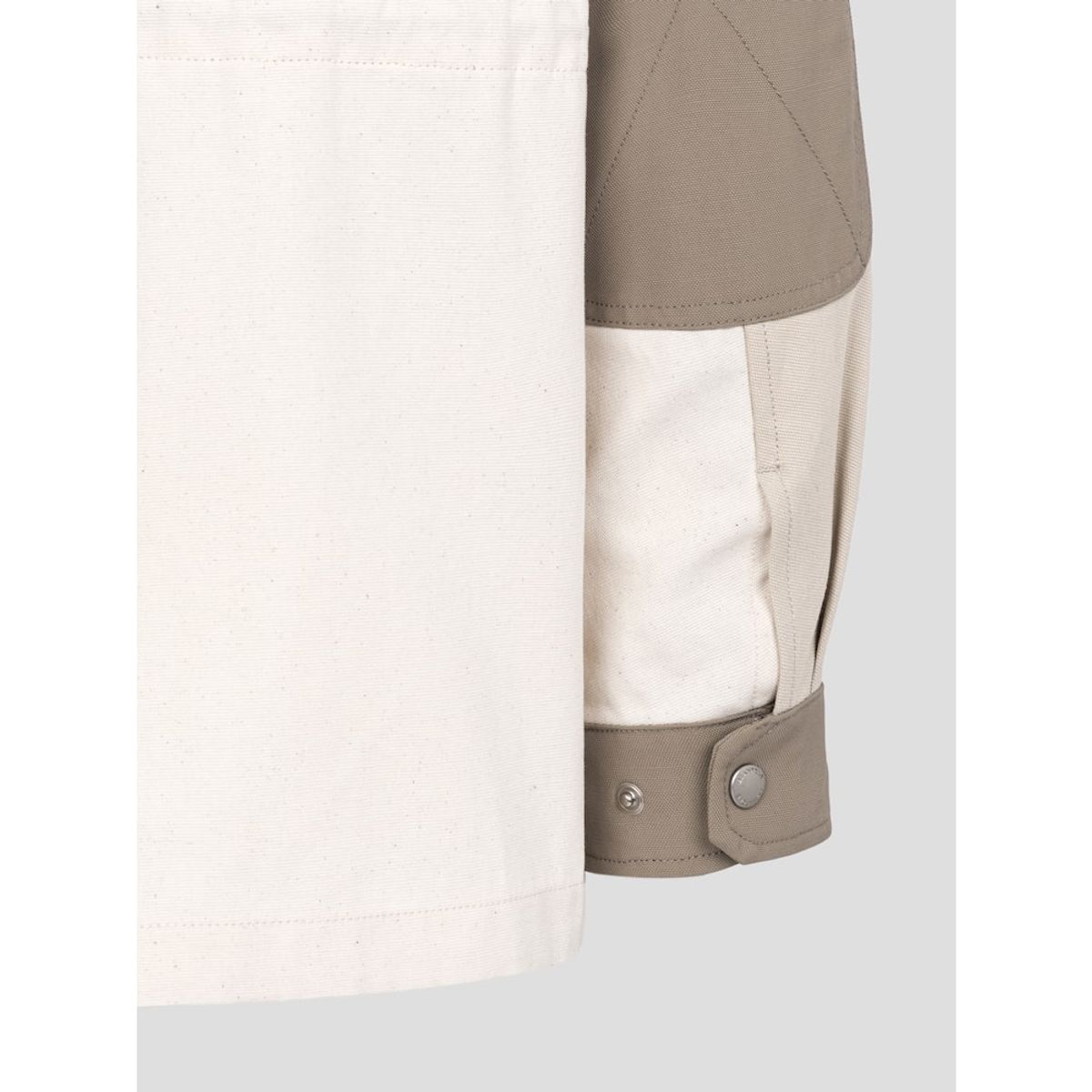 빈폴 멘(BEANPOLE MEN) 소재 블로킹 헌팅 재킷  아이보리