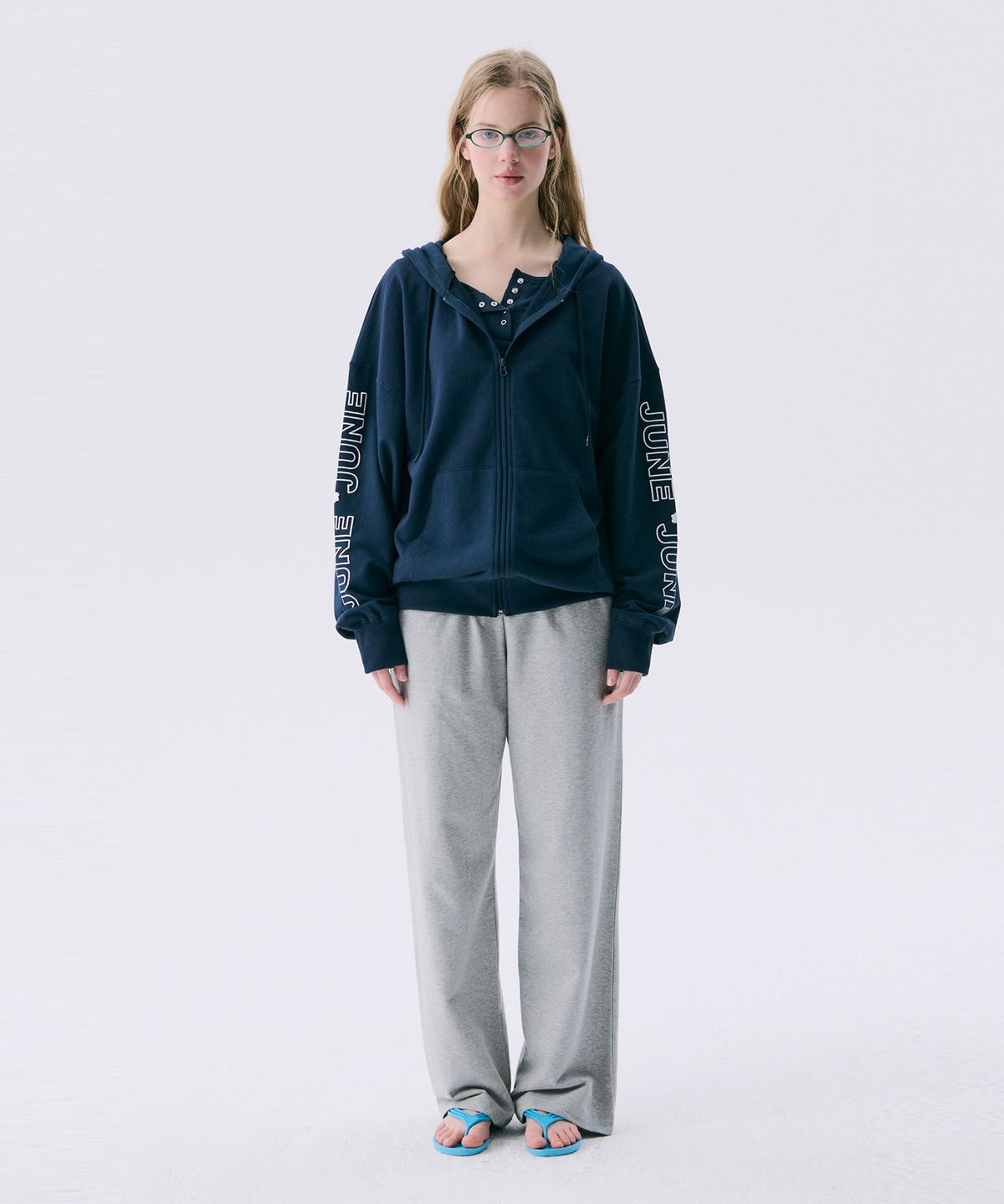 준준스페이스(JUNEJUNE SPACE) VOL11.Sweat pants_Grey(VOL11.스웨트팬츠_그레이)