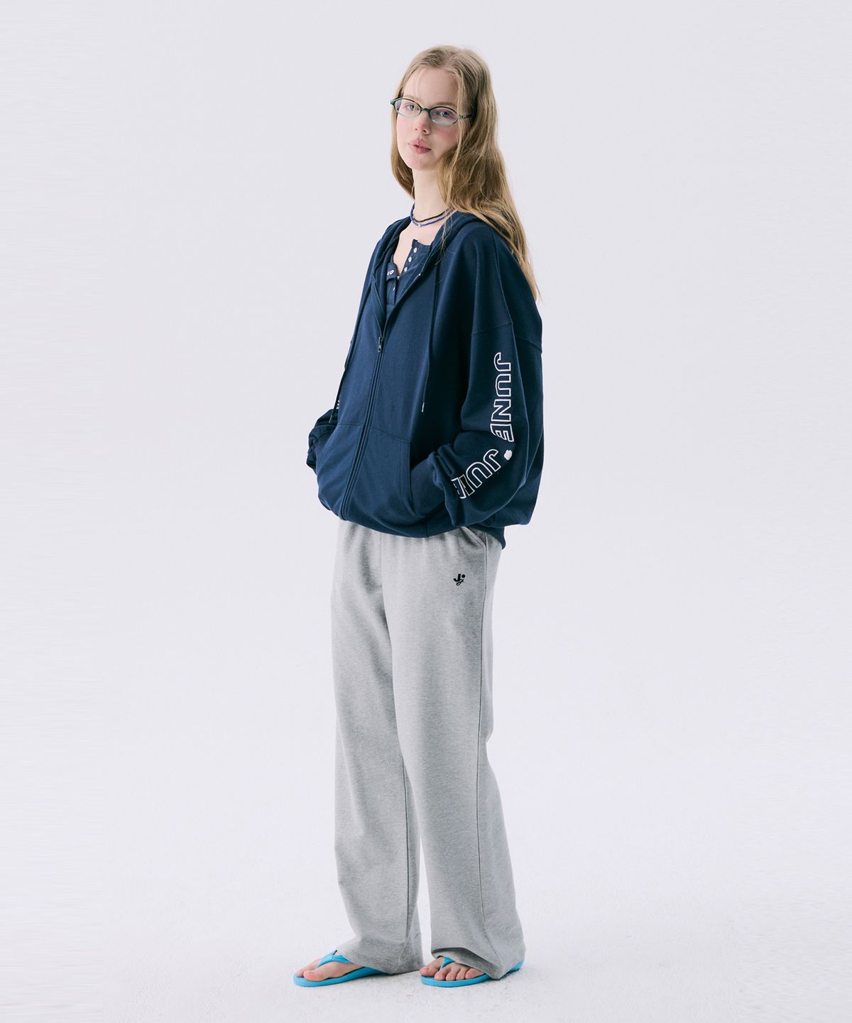 준준스페이스(JUNEJUNE SPACE) VOL11.Sweat pants_Grey(VOL11.스웨트팬츠_그레이)