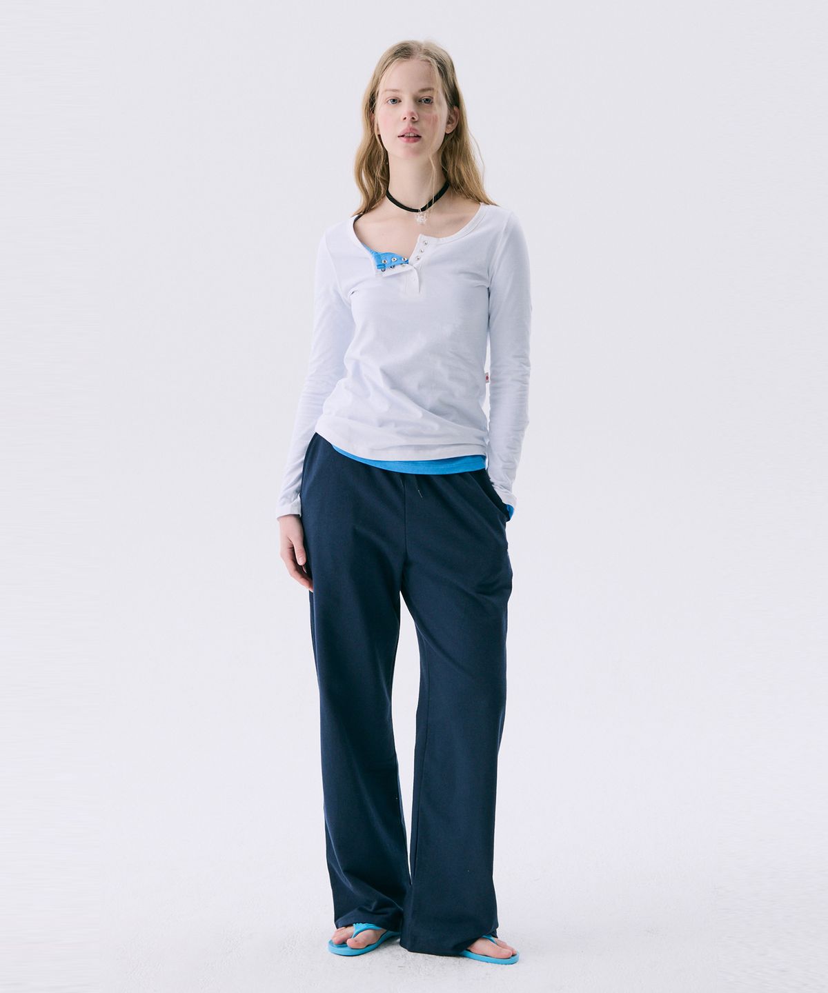 준준스페이스(JUNEJUNE SPACE) VOL11.Sweat pants_Navy(VOL11.스웨트팬츠_네이비)