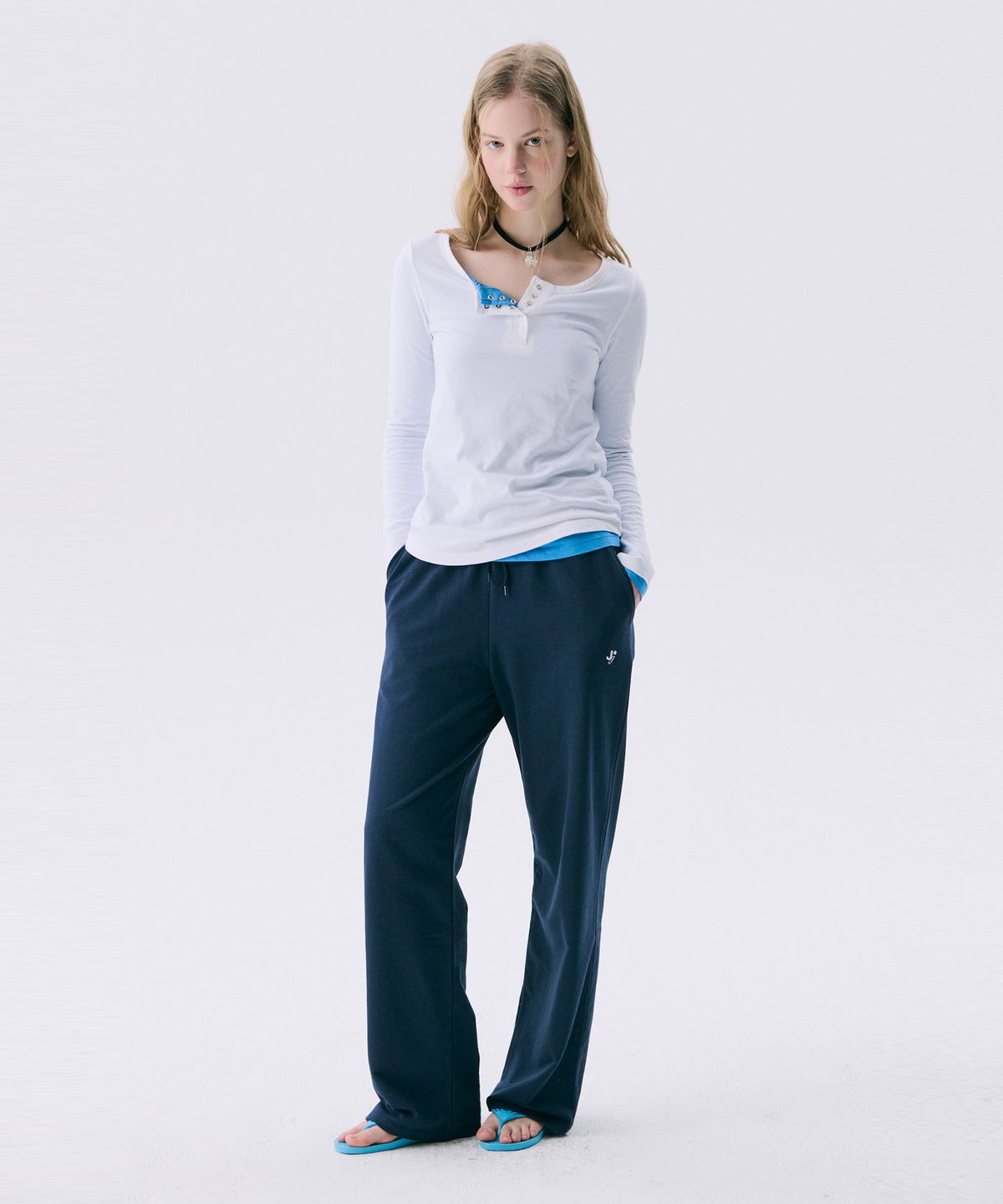 준준스페이스(JUNEJUNE SPACE) VOL11.Sweat pants_Navy(VOL11.스웨트팬츠_네이비)