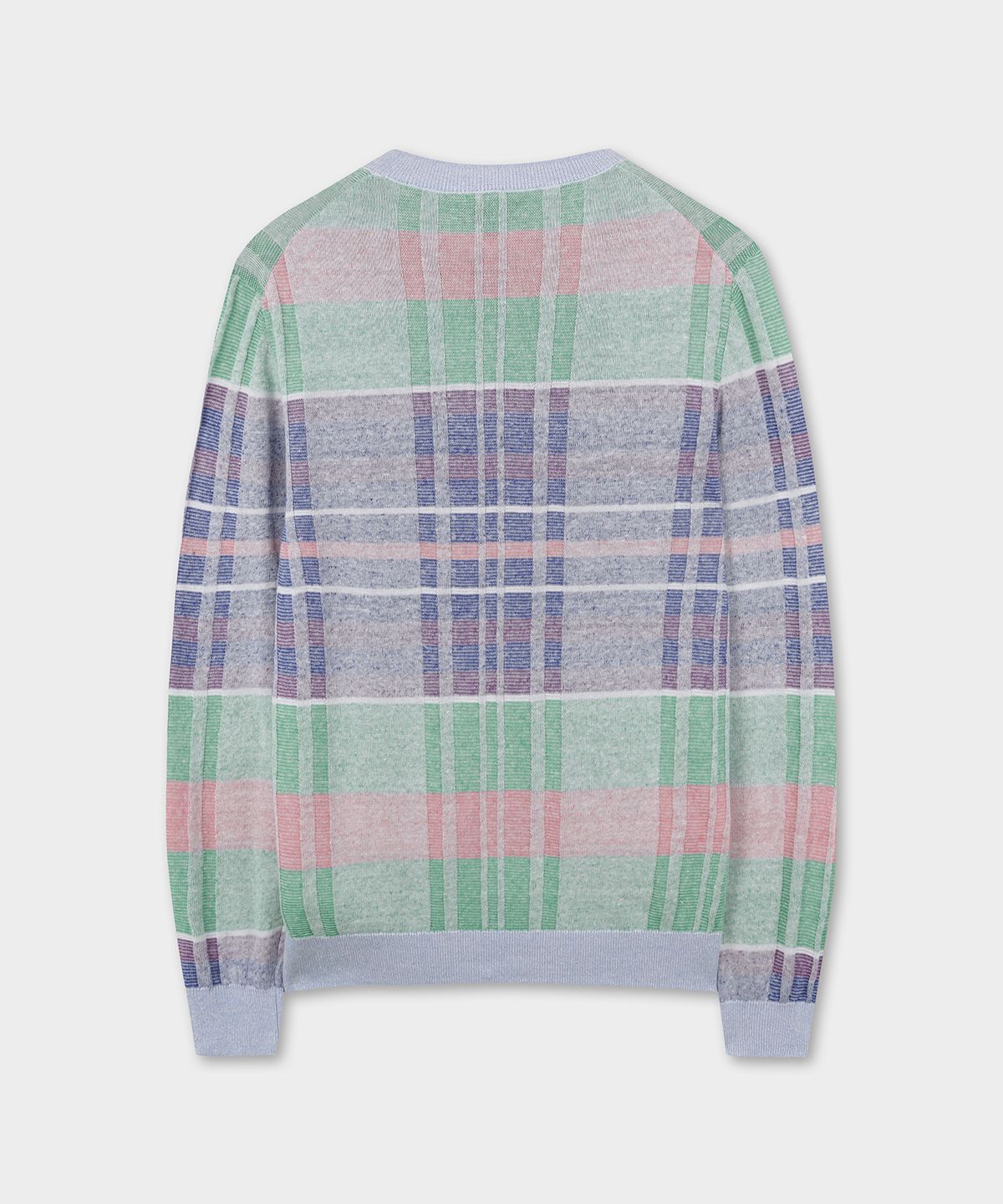 브룩스 브라더스(BROOKS BROTHERS) 마드라스 크루넥 스웨터 (멀티) (BBWRMM89257FS)