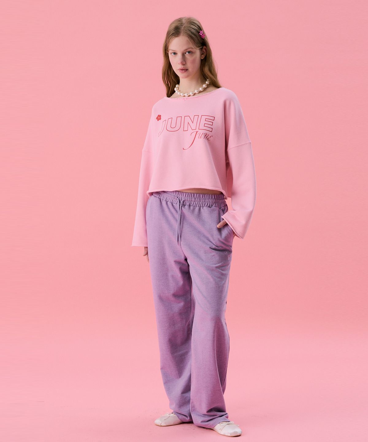준준스페이스(JUNEJUNE SPACE) VOL11.Sweat pants_Purple(VOL11.스웨터 팬츠_퍼플)