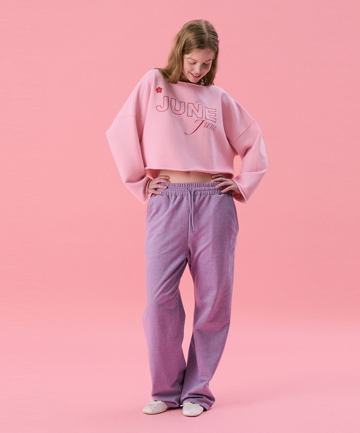 준준스페이스(JUNEJUNE SPACE) VOL11.Sweat pants_Purple(VOL11.스웨터 팬츠_퍼플)
