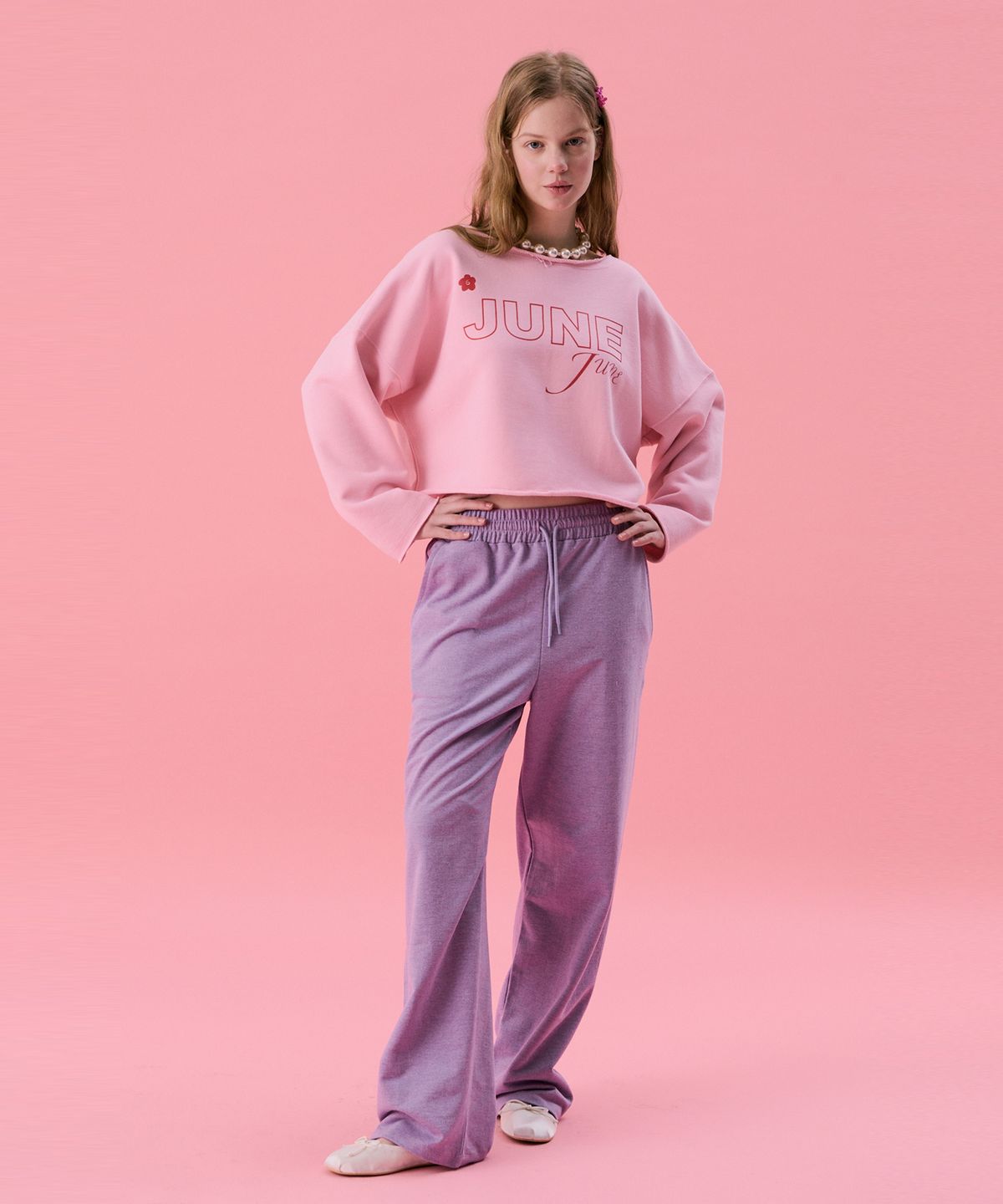 준준스페이스(JUNEJUNE SPACE) VOL11.Sweat pants_Purple(VOL11.스웨터 팬츠_퍼플)