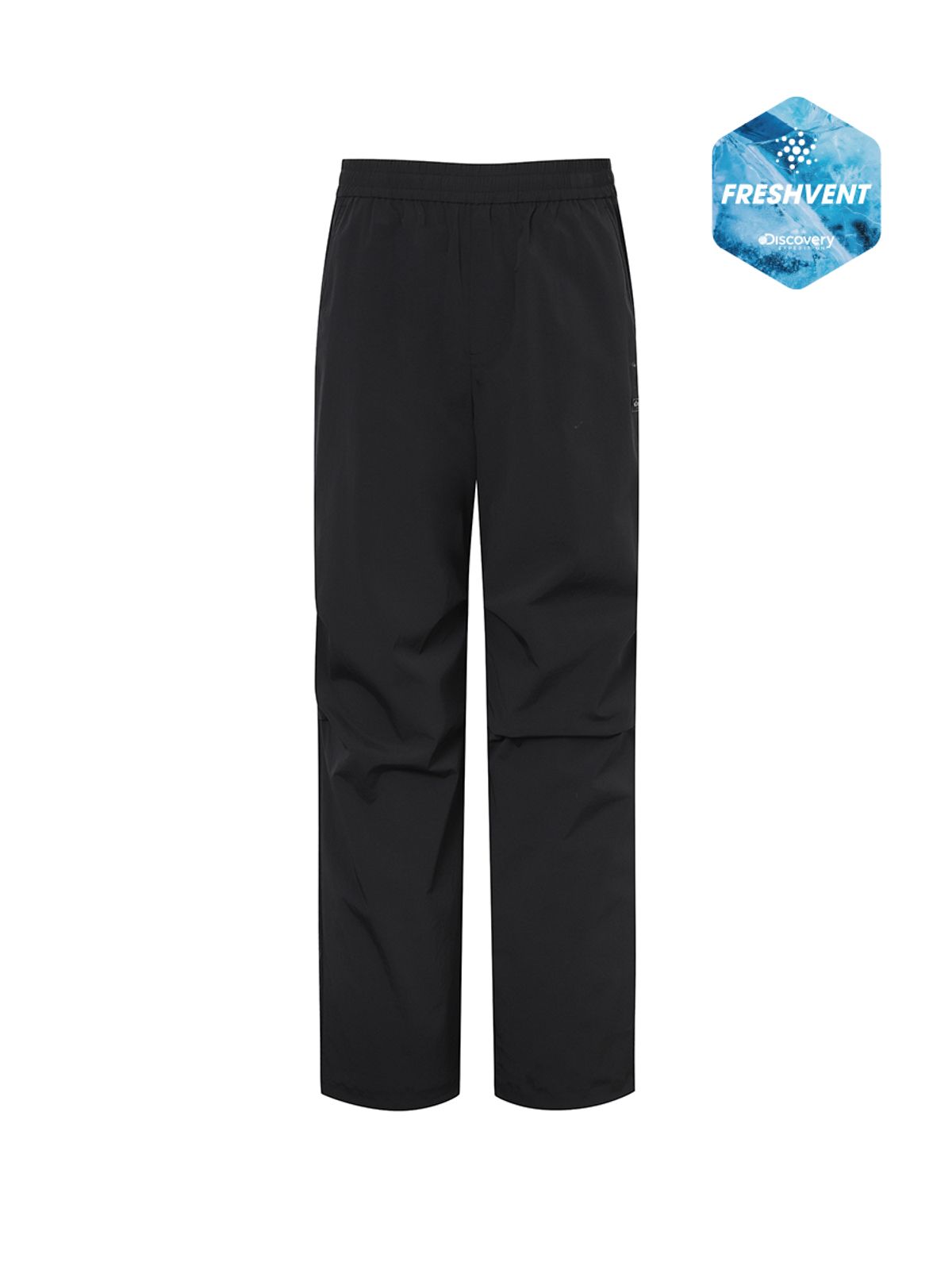 디스커버리 익스페디션(DISCOVERY EXPEDITION) 프레시벤트 남성 파라슈트 팬츠 (BLACK)
