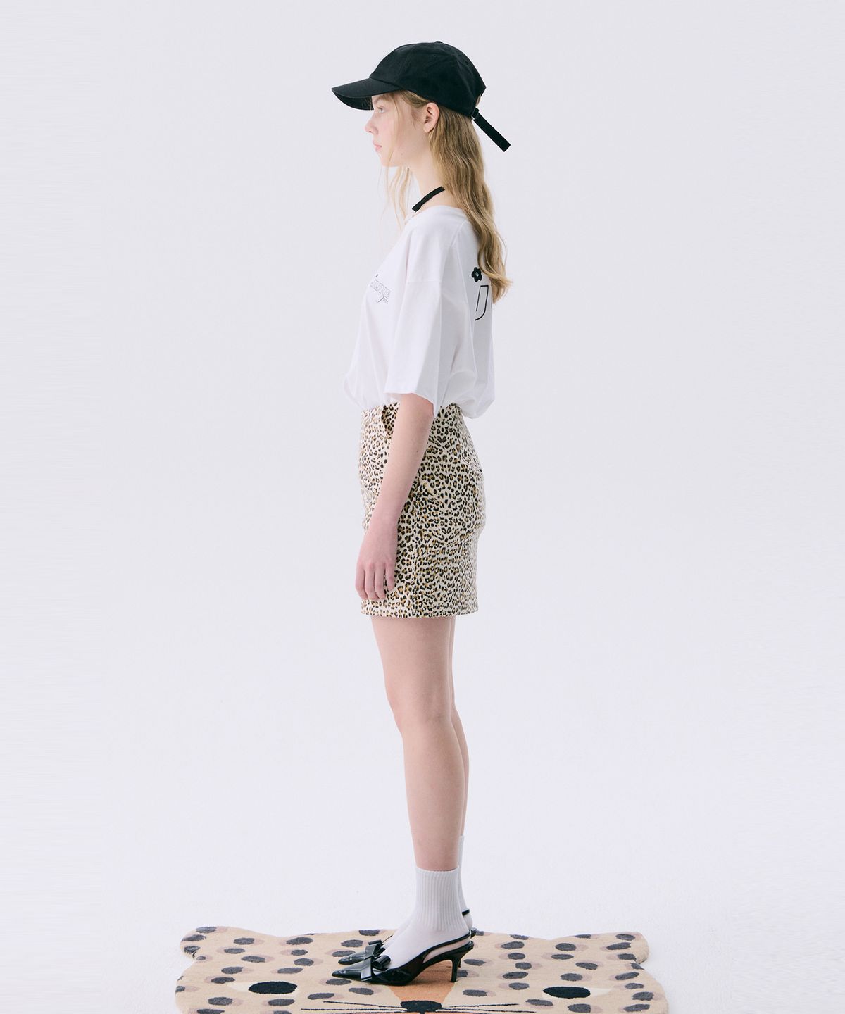준준스페이스(JUNEJUNE SPACE) VOL11.Leopard mini skirt_Beige(VOL11.레오파드 미니스커트_베이지)